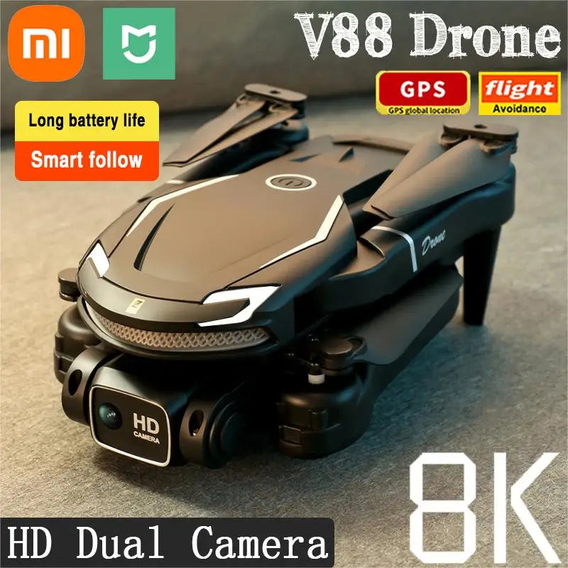 Xiaomi Drone V88 Professional HD Dual Camera 8k